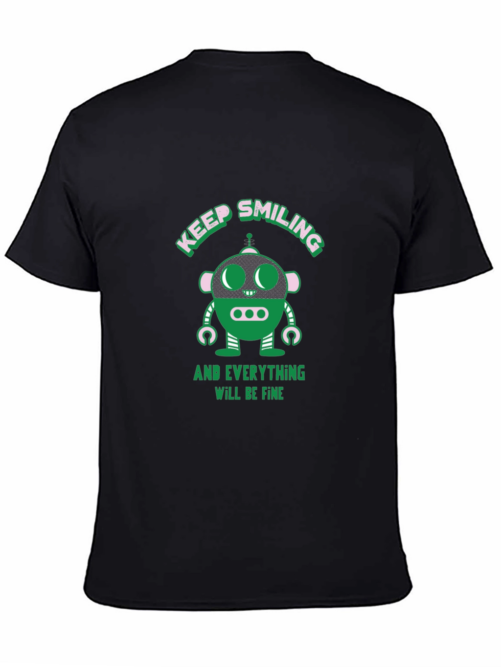 Keep Smiling Robot T-Shirt
