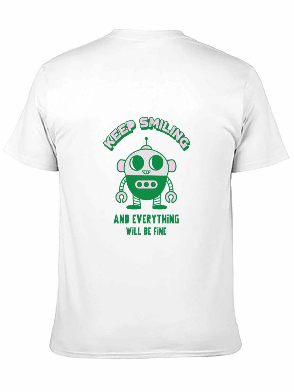 Keep Smiling Robot T-Shirt