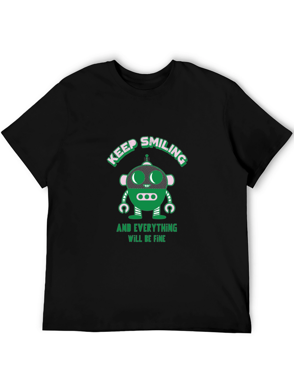 Keep Smiling Robot T-Shirt