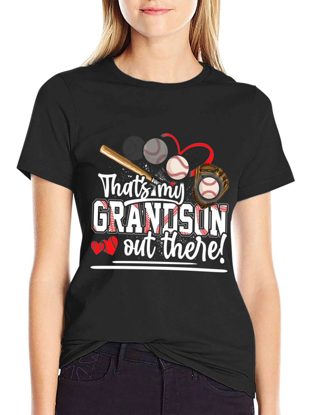 Grandson Baseball T-Shirt - Proud Grandparent Tee