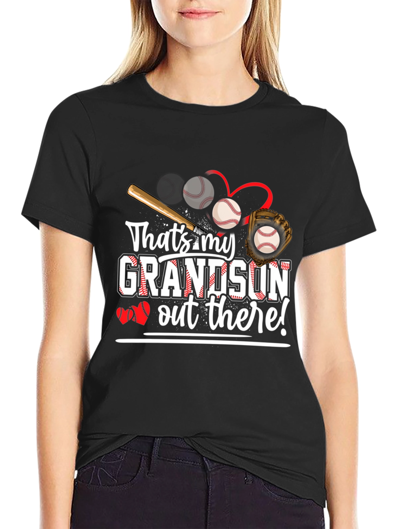 Grandson Baseball T-Shirt - Proud Grandparent Tee