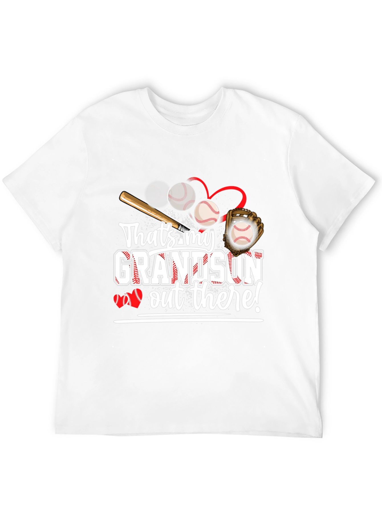 Grandson Baseball T-Shirt - Proud Grandparent Tee