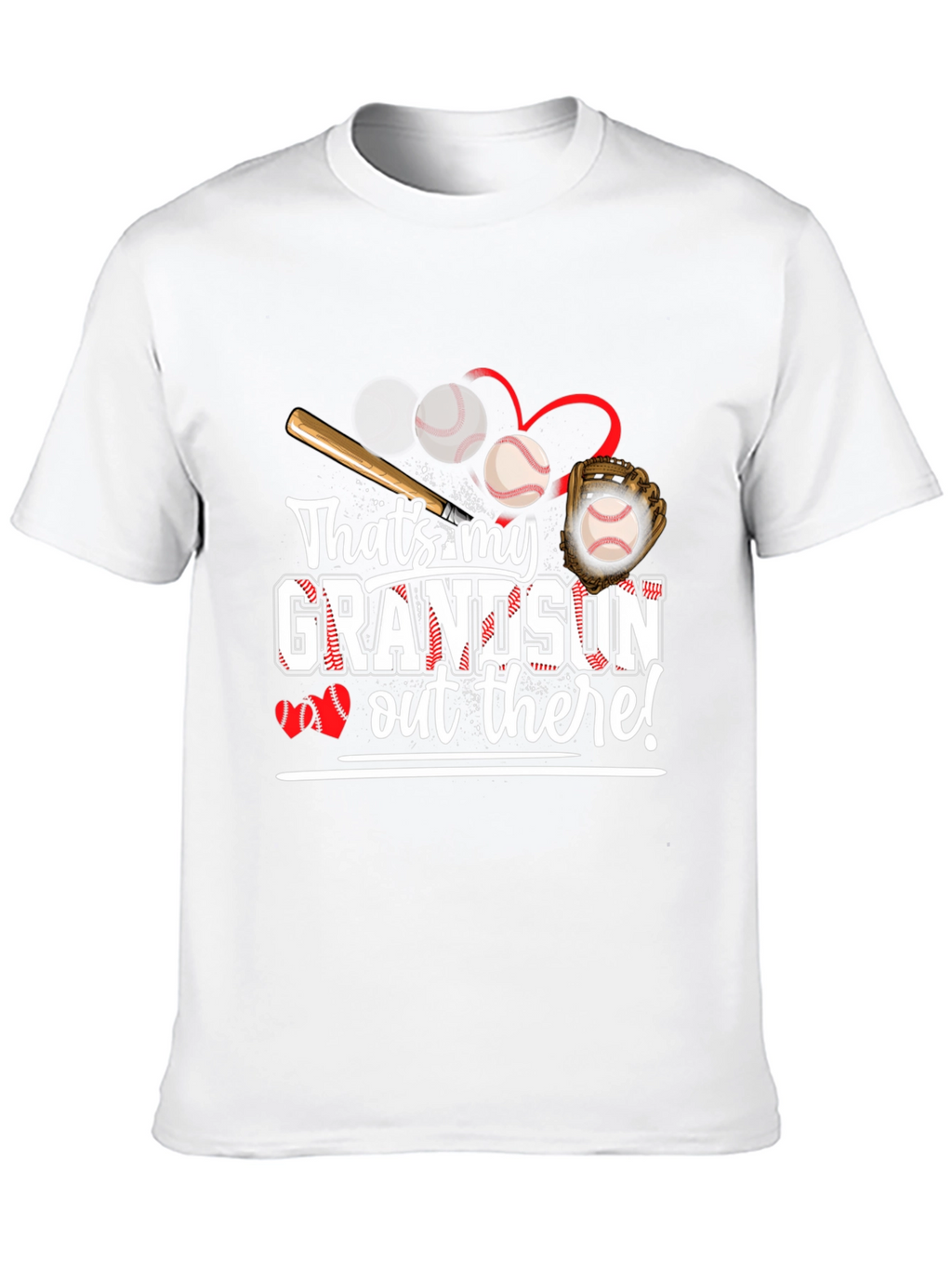 Grandson Baseball T-Shirt - Proud Grandparent Tee