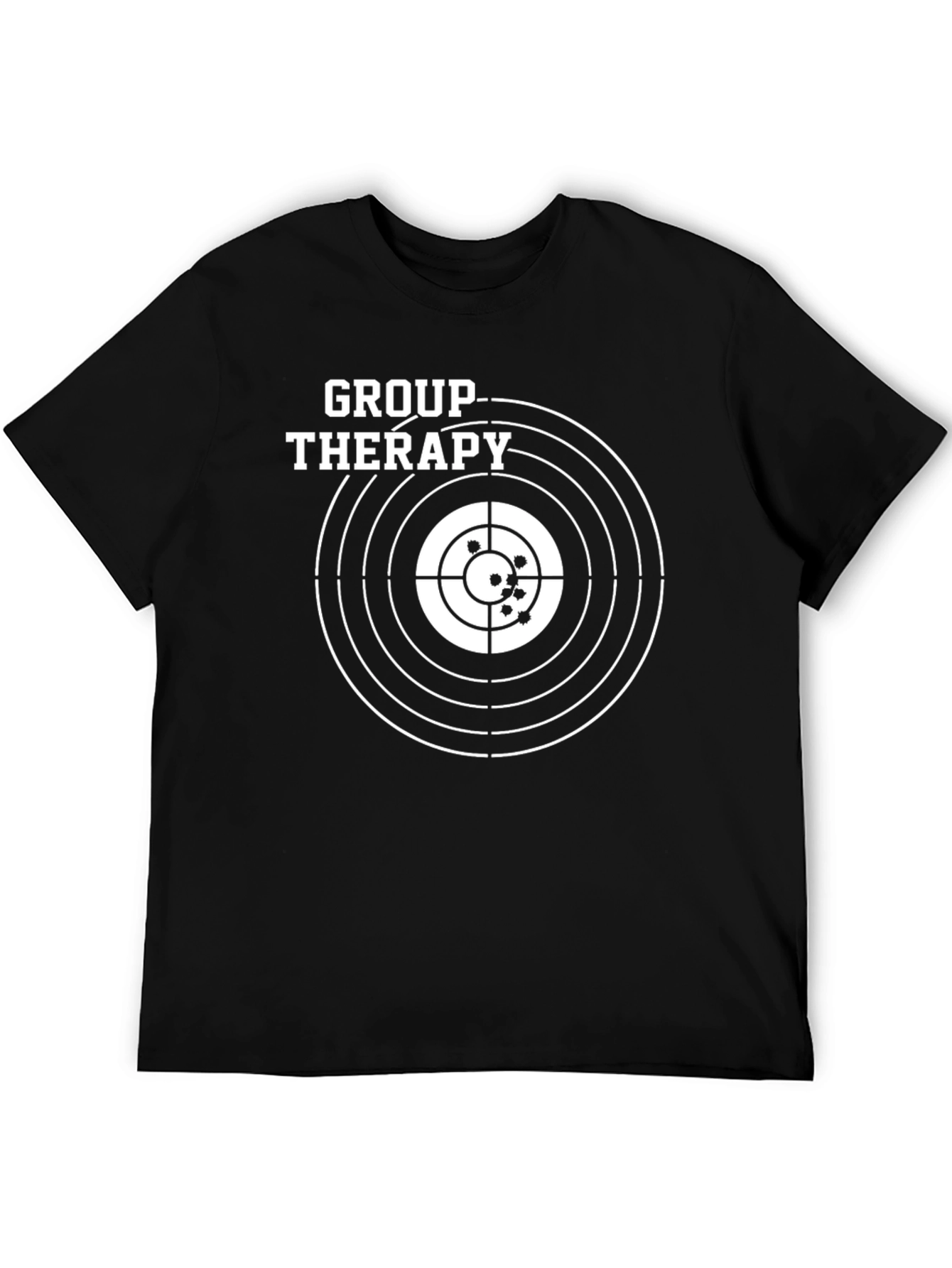 Group Therapy Target T-Shirt - Black Cotton Tee