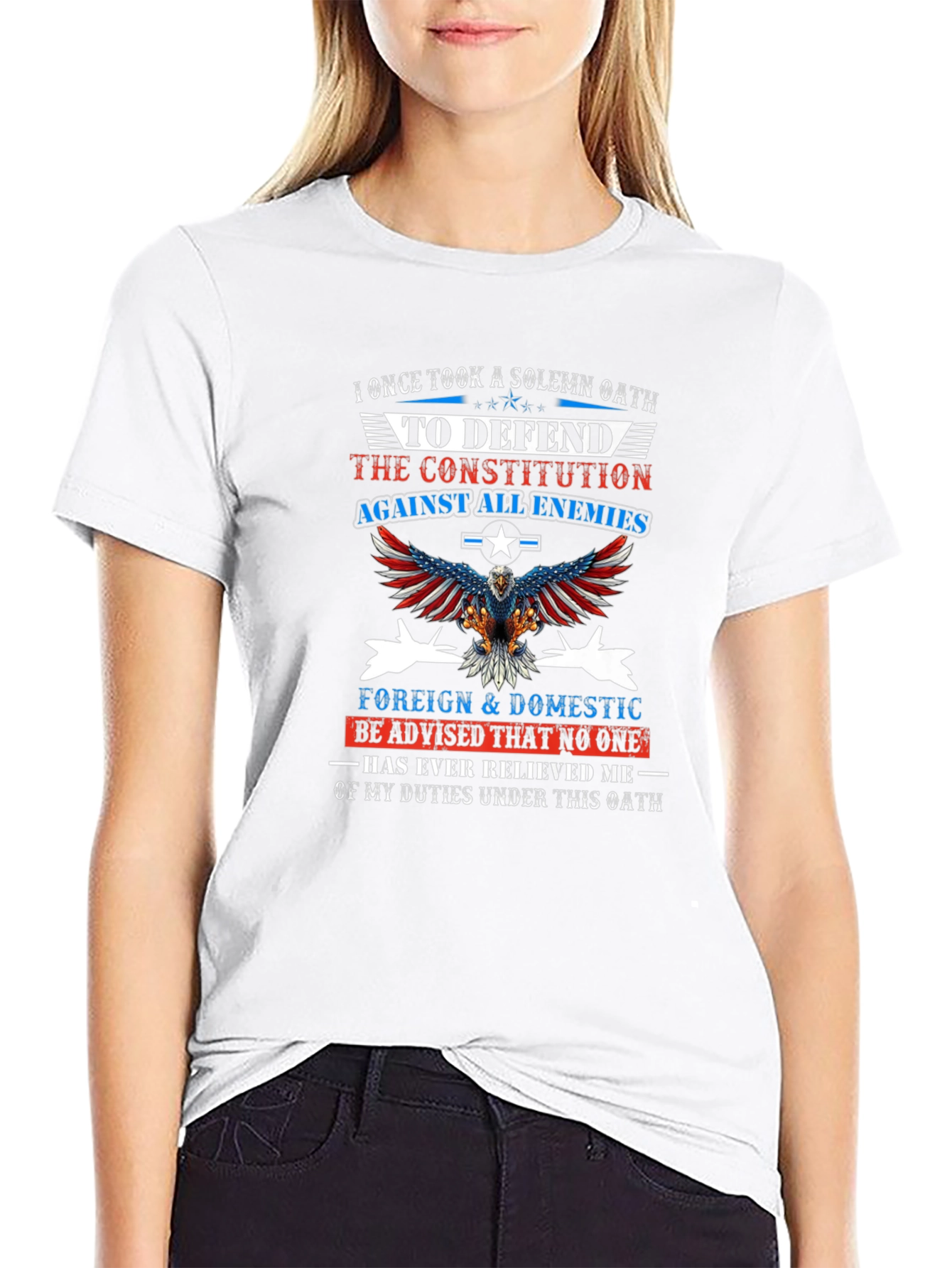 Patriotic Oath T-Shirt: Defend the Constitution