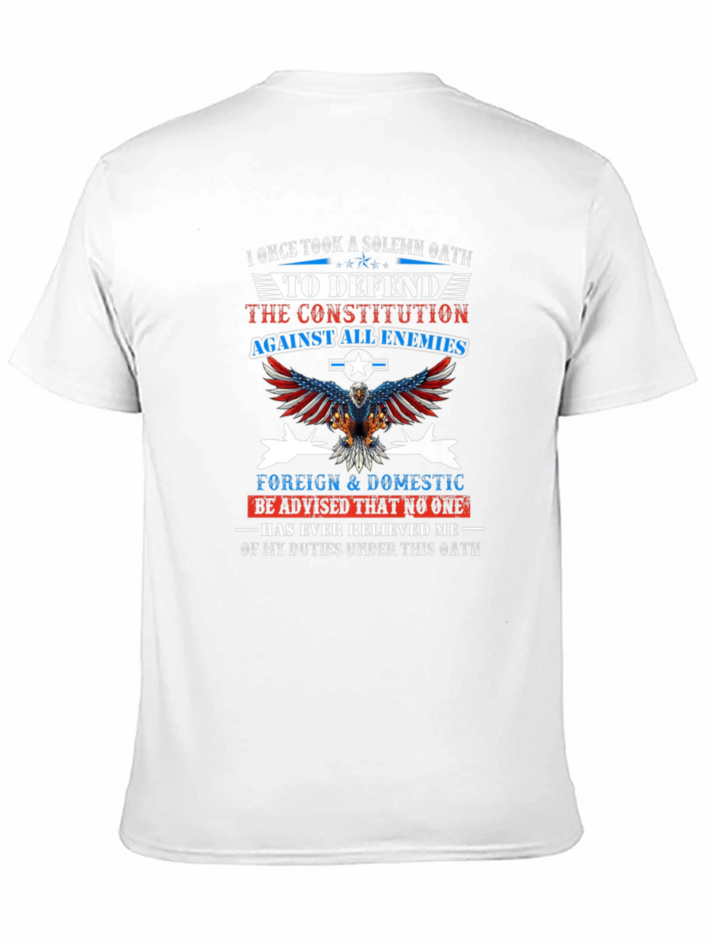 Patriotic Oath T-Shirt: Defend the Constitution
