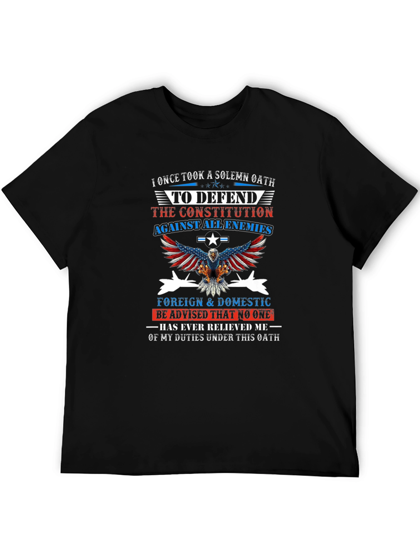 Patriotic Oath T-Shirt: Defend the Constitution