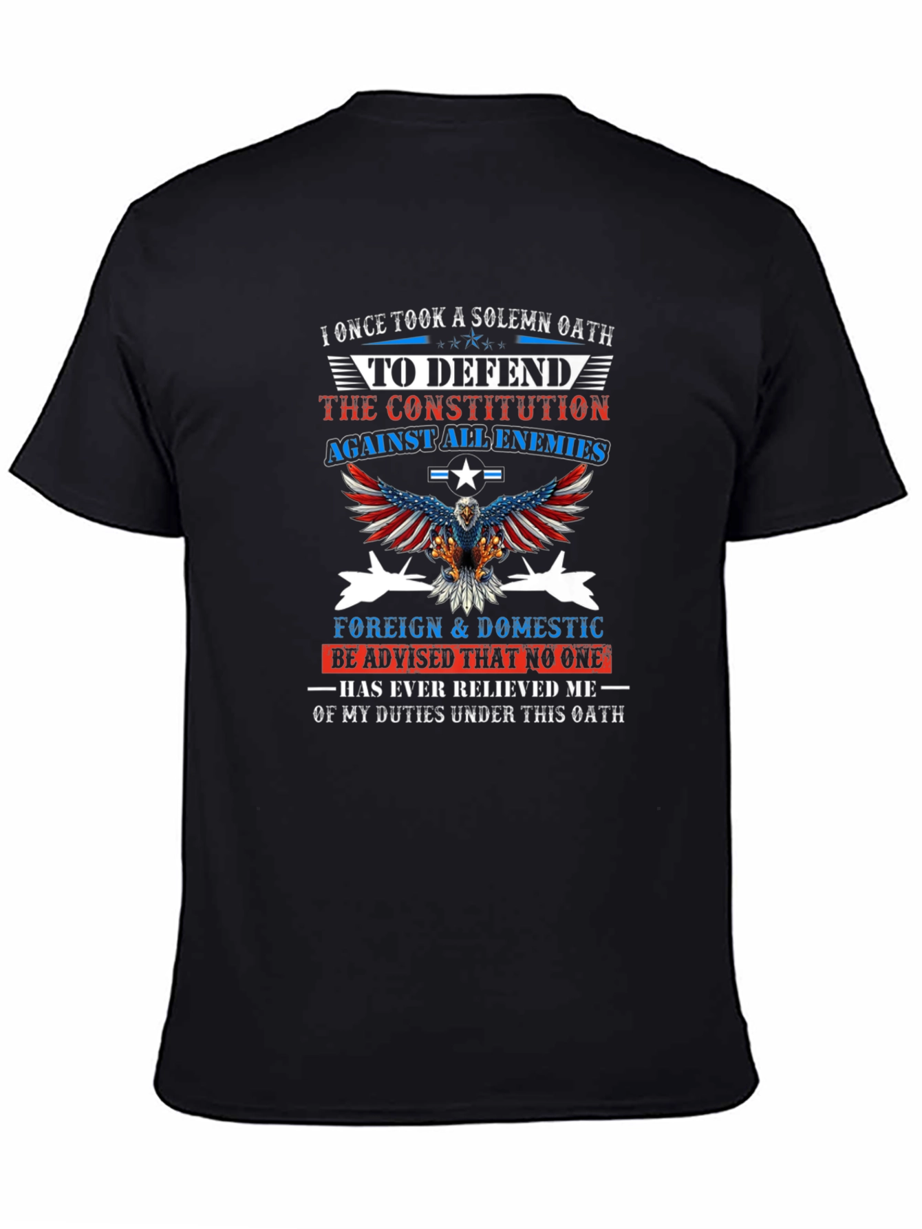 Patriotic Oath T-Shirt: Defend the Constitution
