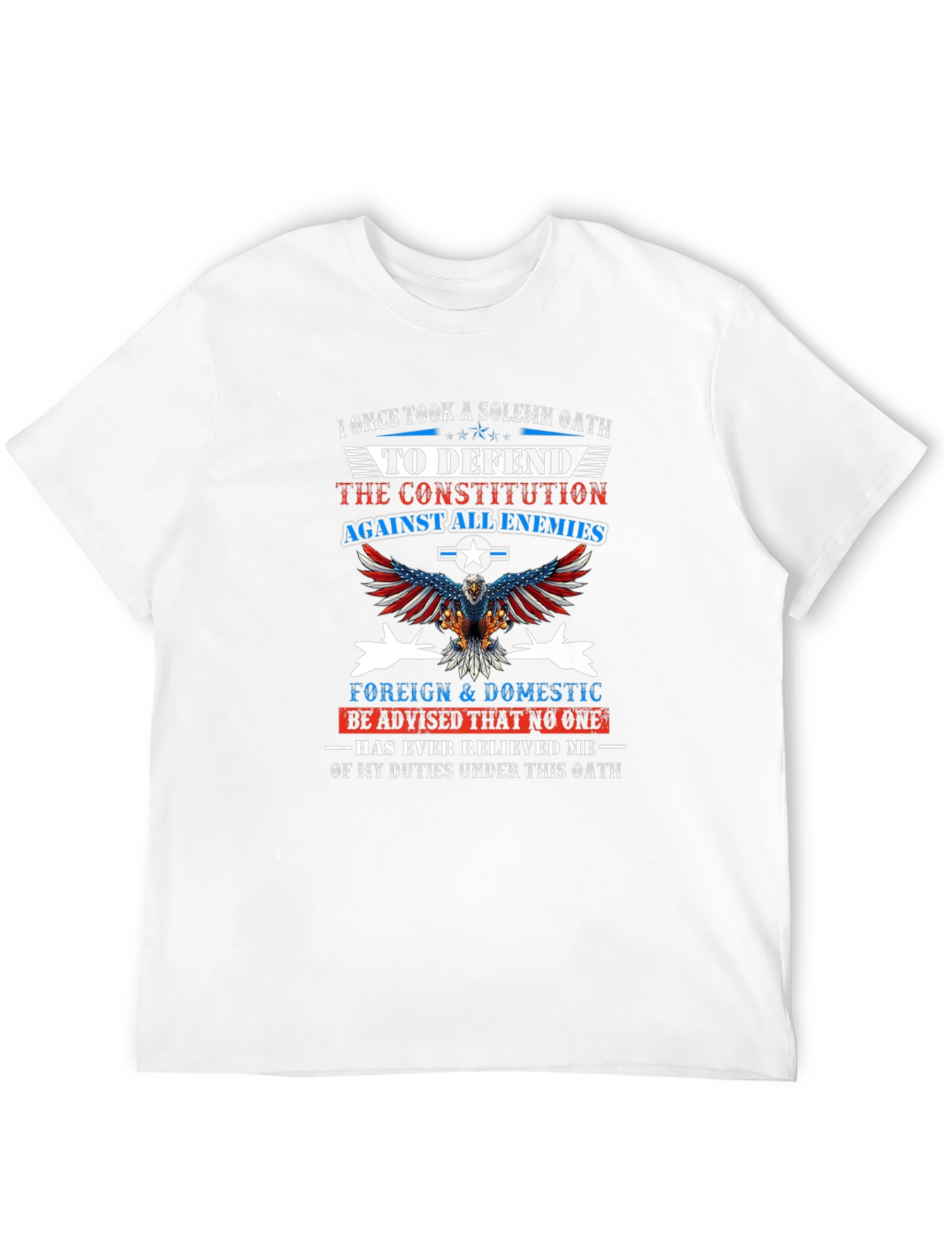 Patriotic Oath T-Shirt: Defend the Constitution