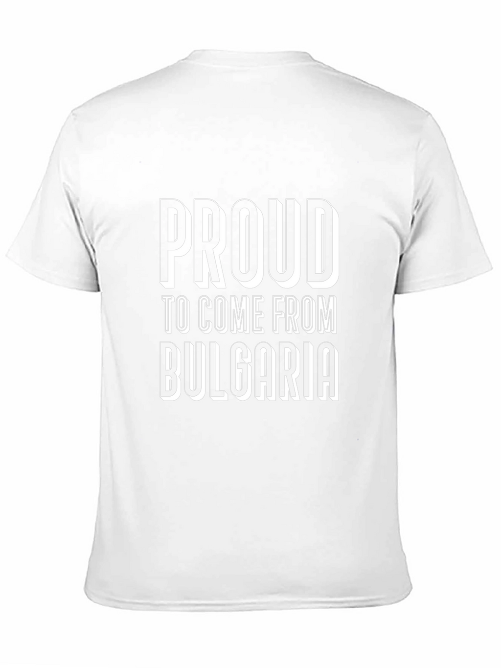 Proud to Come From Bulgaria Black T-Shirt