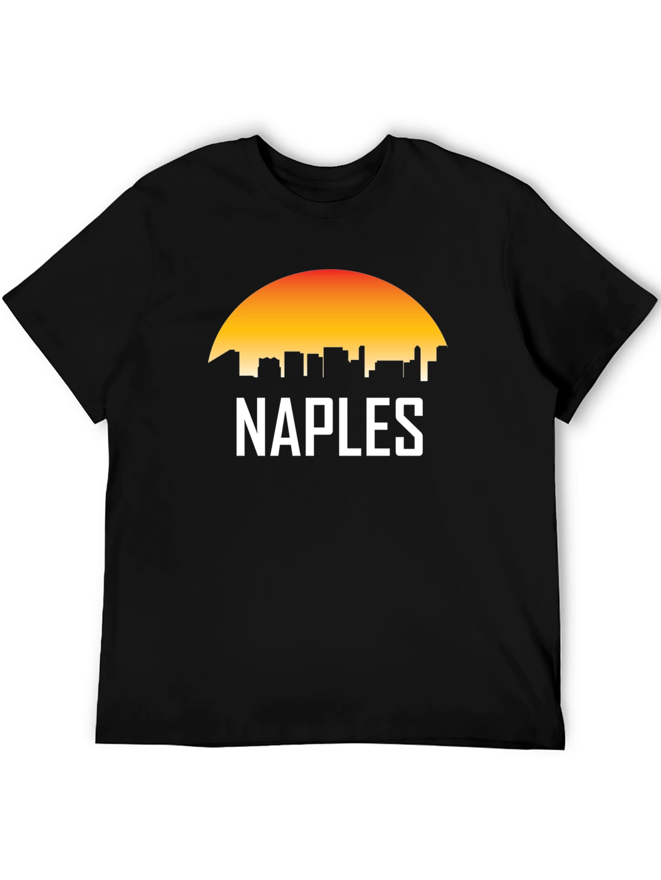 Naples Skyline Sunset T-Shirt - City Pride Tee