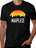 Naples Skyline Sunset T-Shirt - City Pride Tee