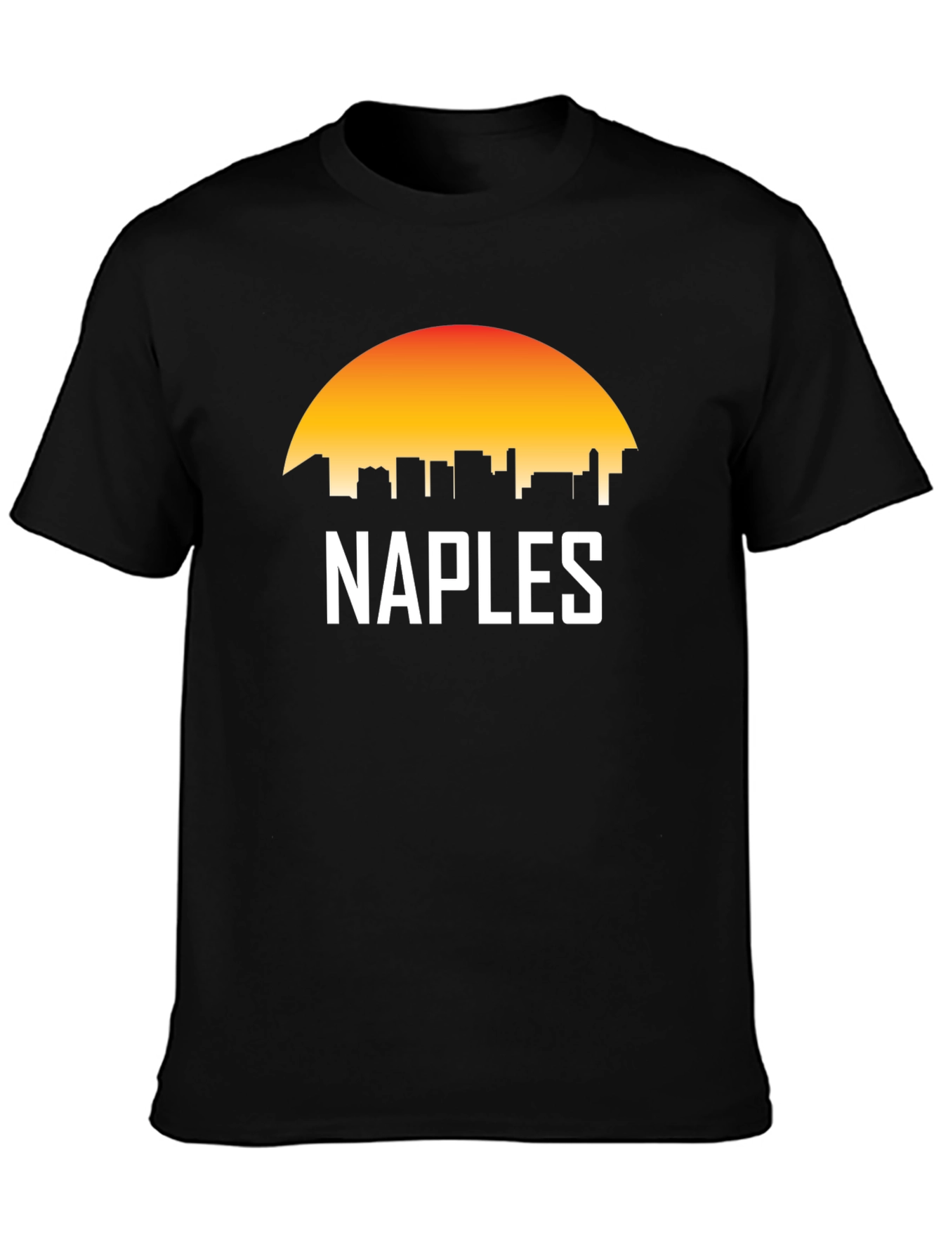 Naples Skyline Sunset T-Shirt - City Pride Tee