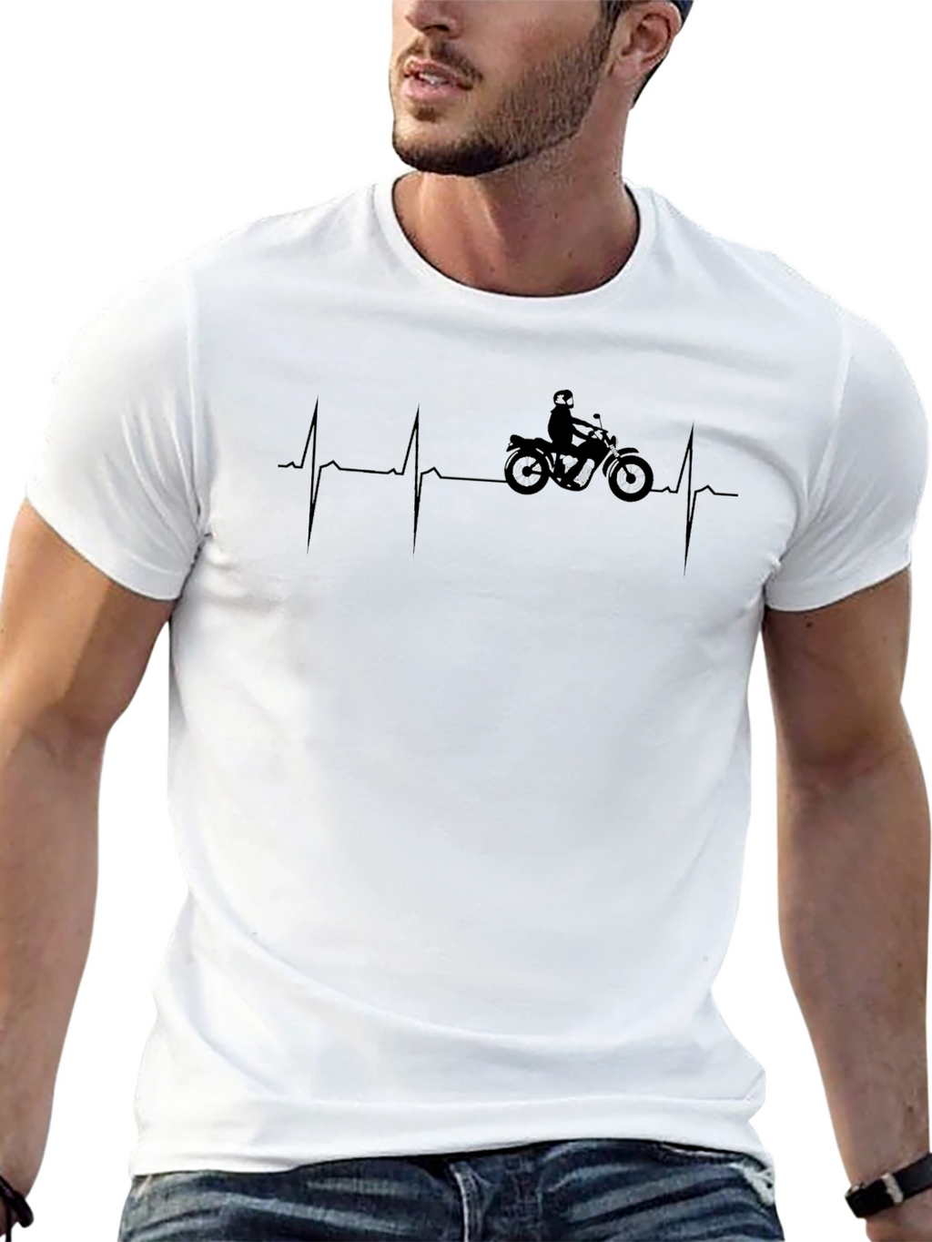 Motorcycle Heartbeat T-Shirt