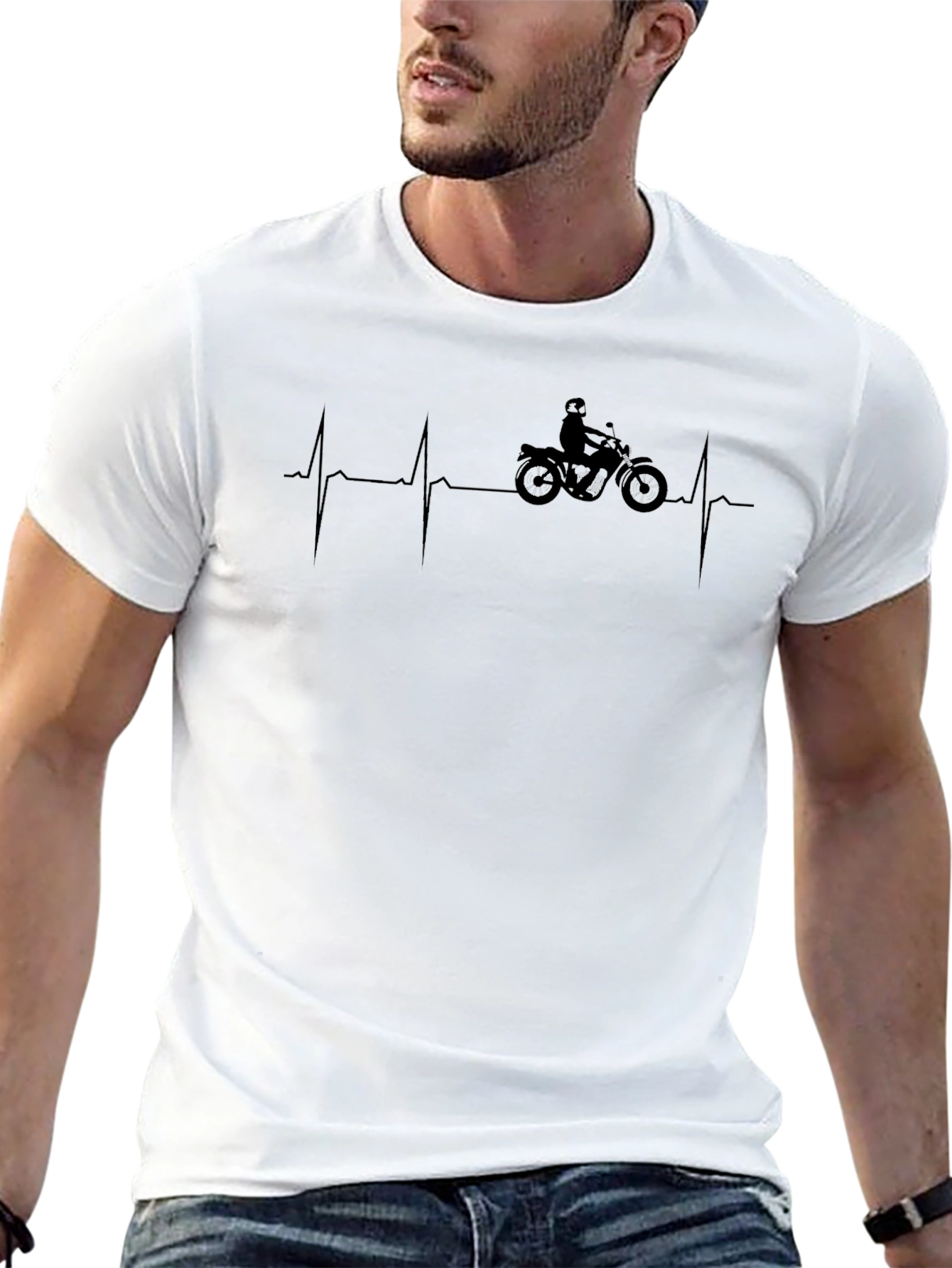 Motorcycle Heartbeat T-Shirt