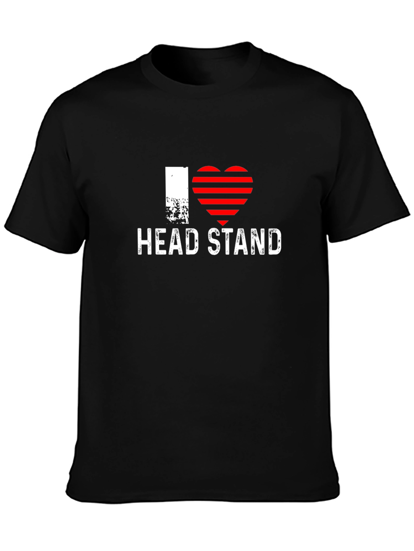 I Heart Headstand Black T-Shirt