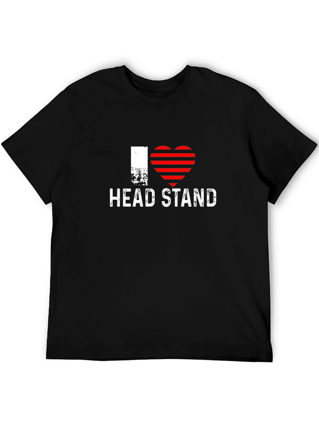 I Heart Headstand Black T-Shirt