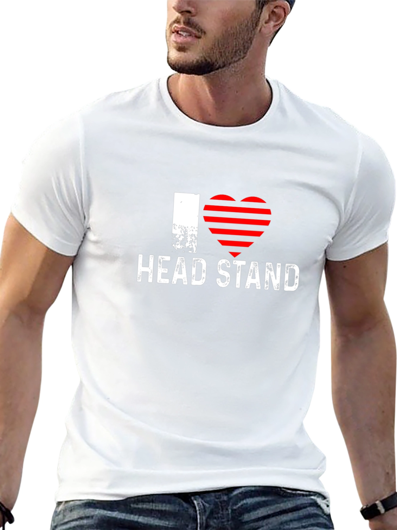 I Heart Headstand Black T-Shirt
