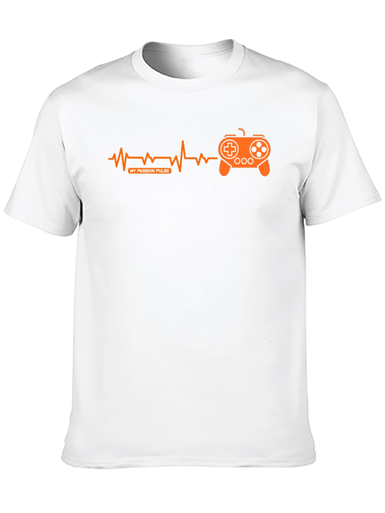 Gamer Pulse T-Shirt - Black Gaming Passion Design