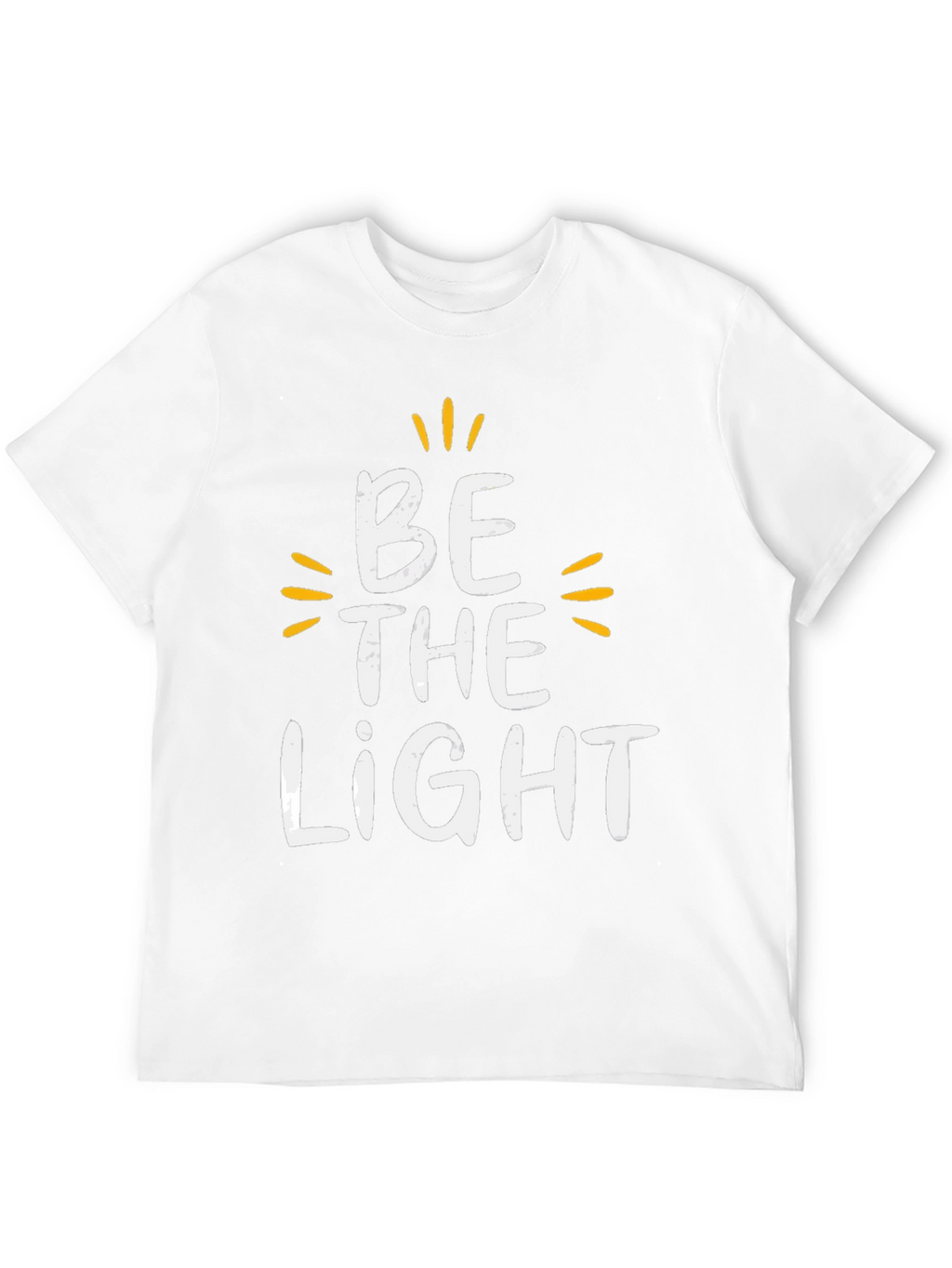 Be The Light Graphic Tee - Motivational Black T-Shirt