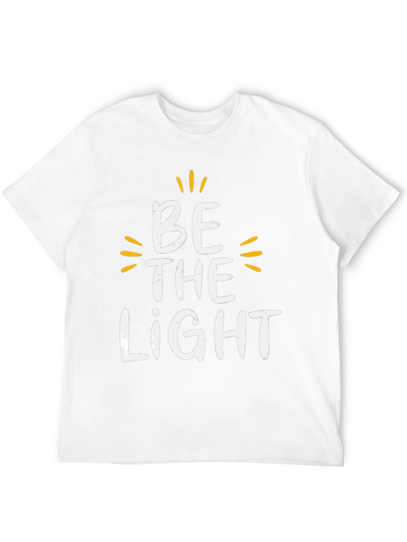 Be The Light Graphic Tee - Motivational Black T-Shirt