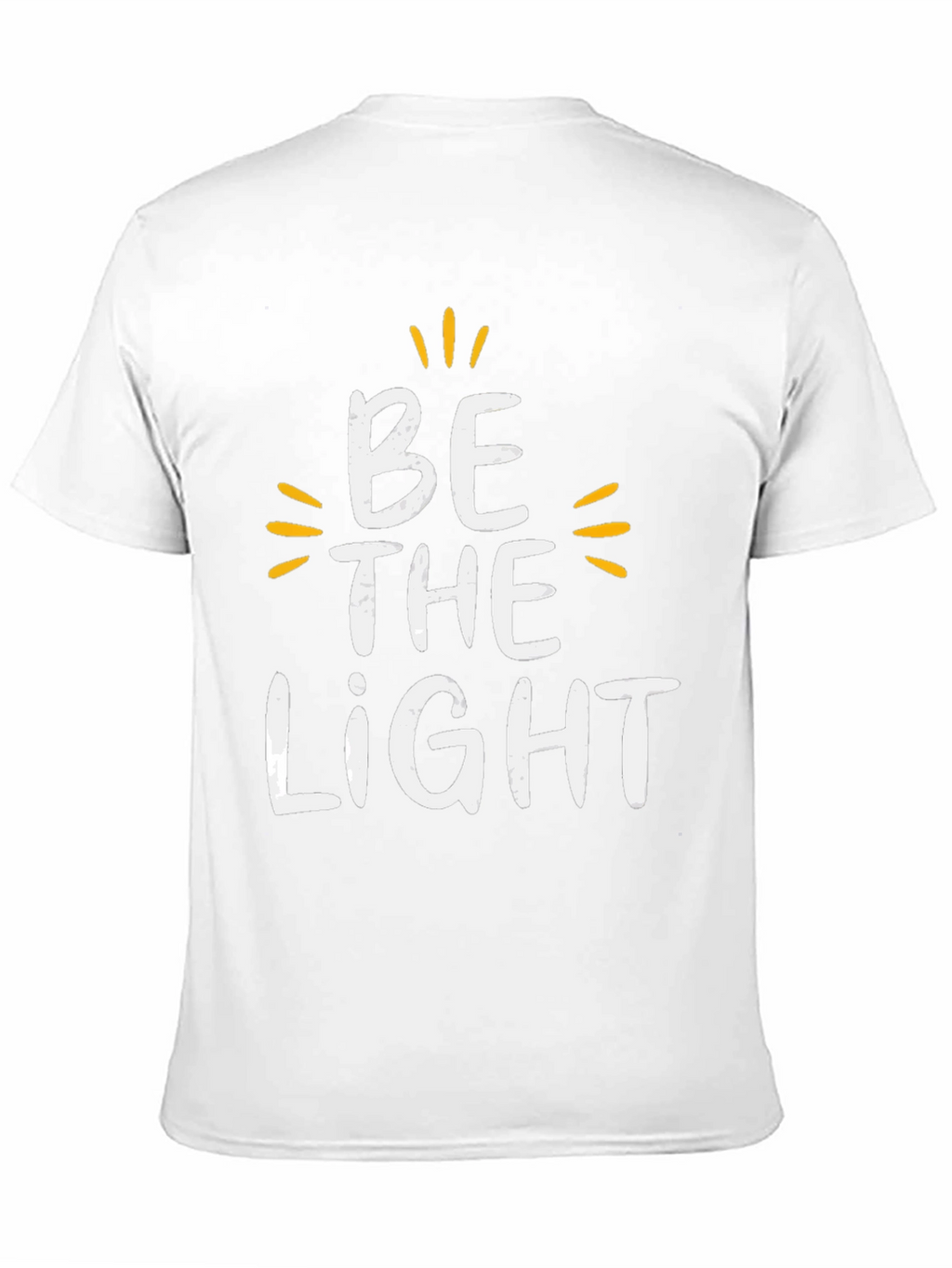 Be The Light Graphic Tee - Motivational Black T-Shirt