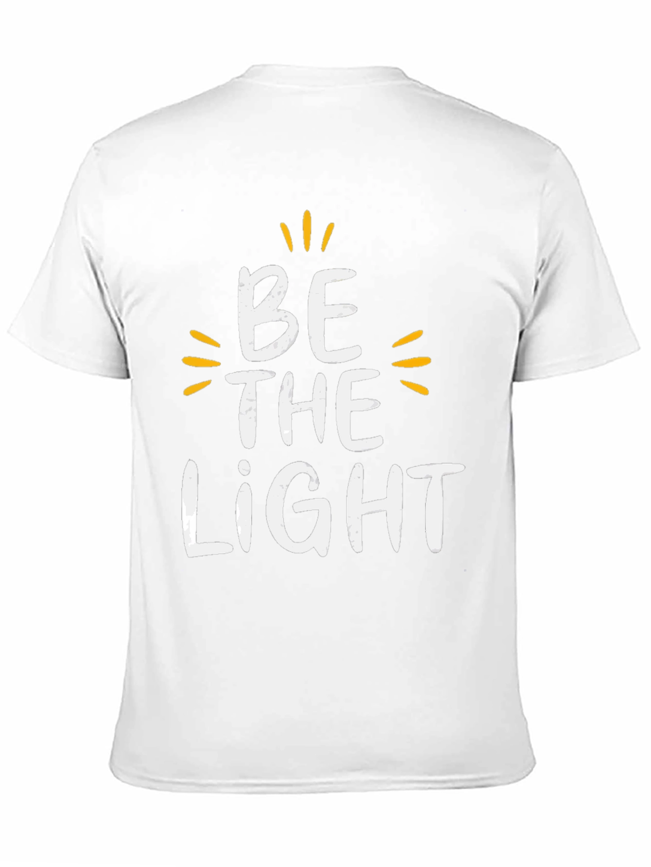 Be The Light Graphic Tee - Motivational Black T-Shirt