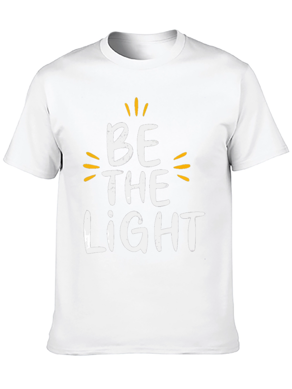 Be The Light Graphic Tee - Motivational Black T-Shirt