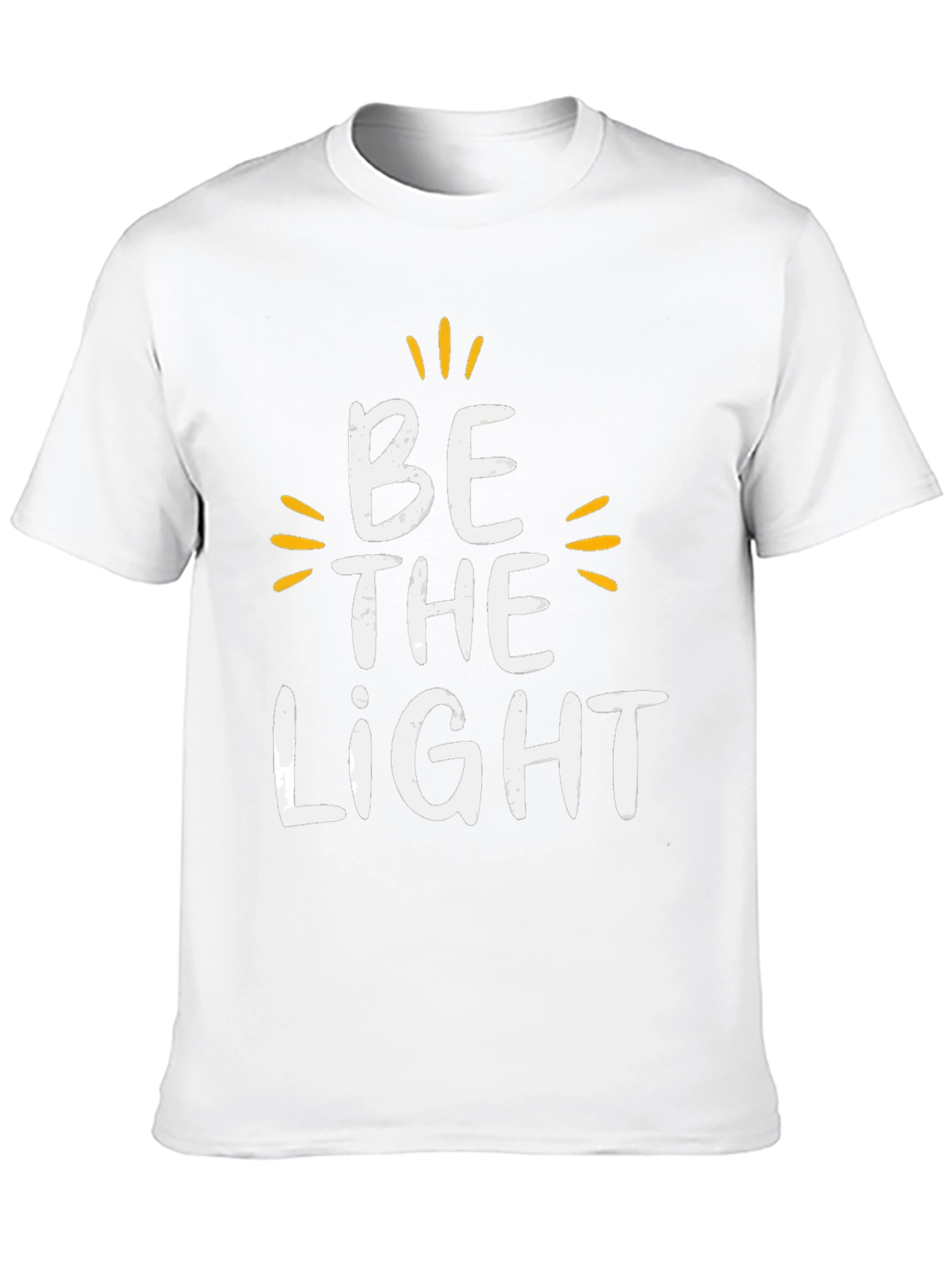 Be The Light Graphic Tee - Motivational Black T-Shirt