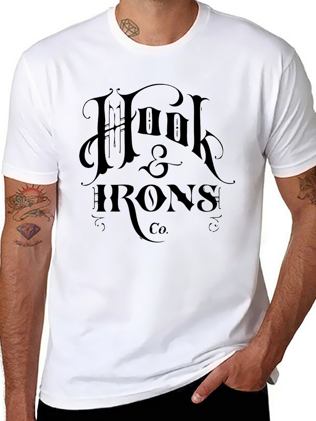 Hook & Irons Co. Black T-Shirt