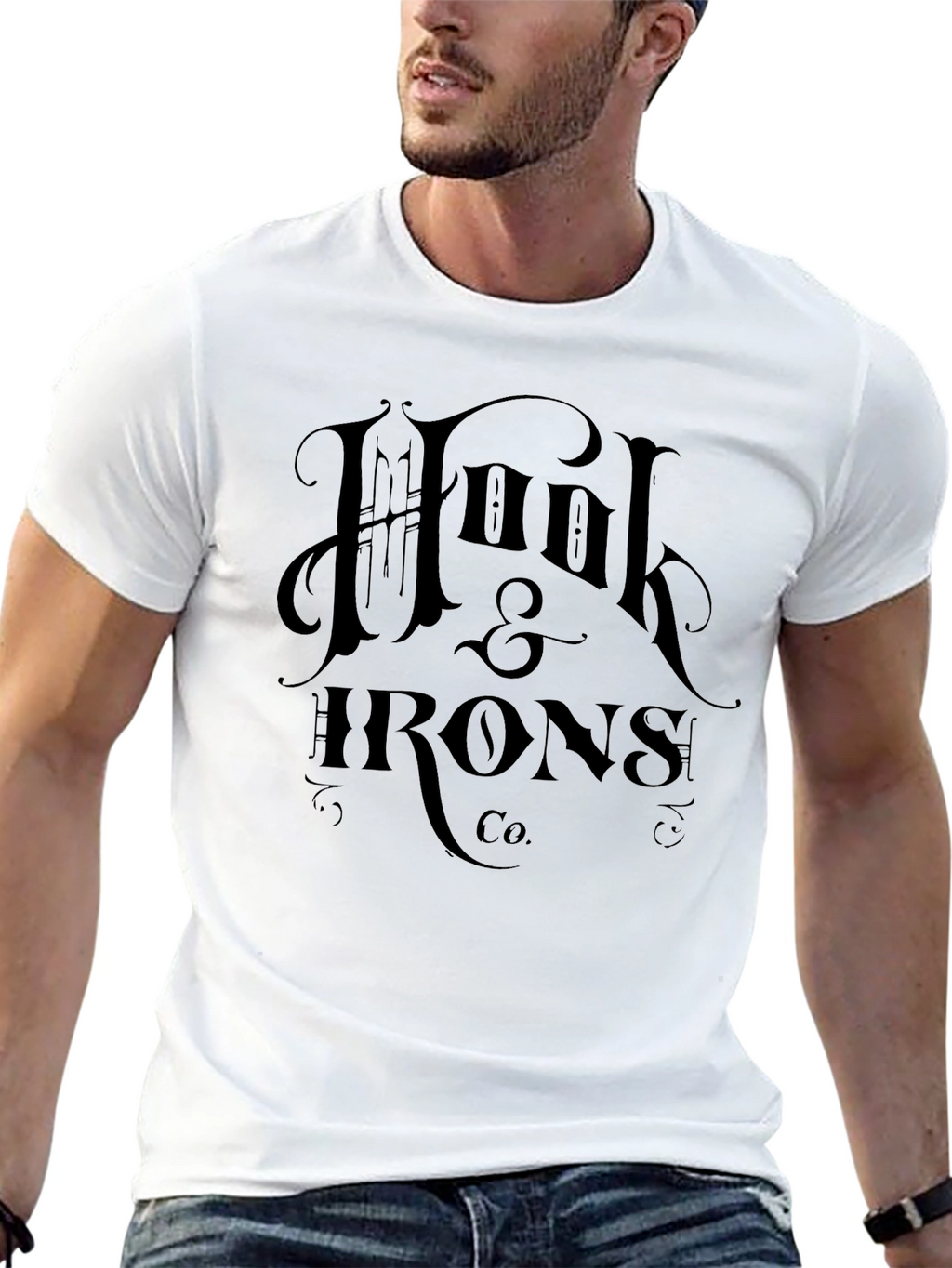 Hook & Irons Co. Black T-Shirt