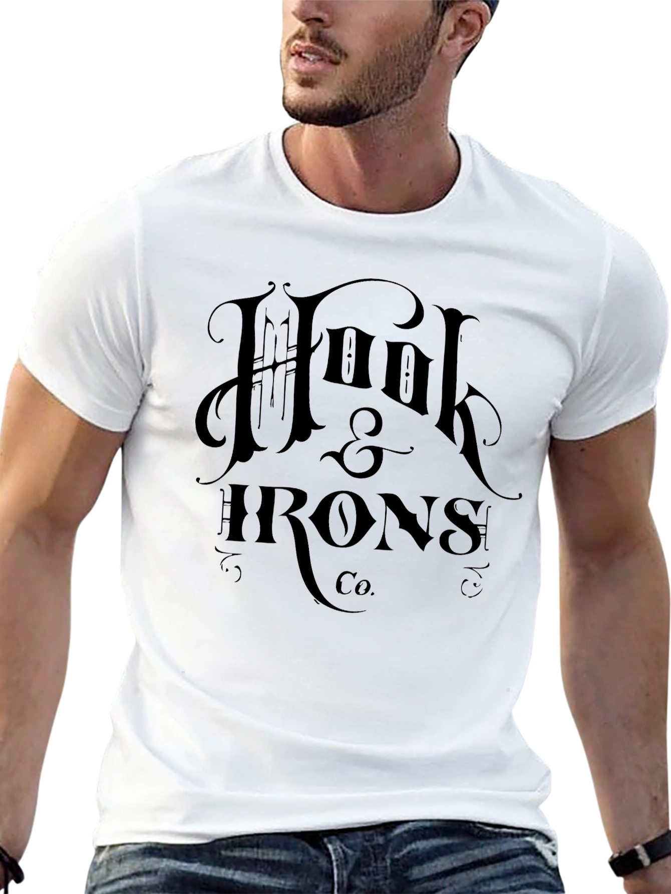 Hook & Irons Co. Black T-Shirt