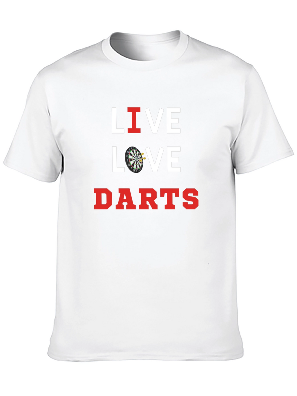Live Love Darts Black T-Shirt