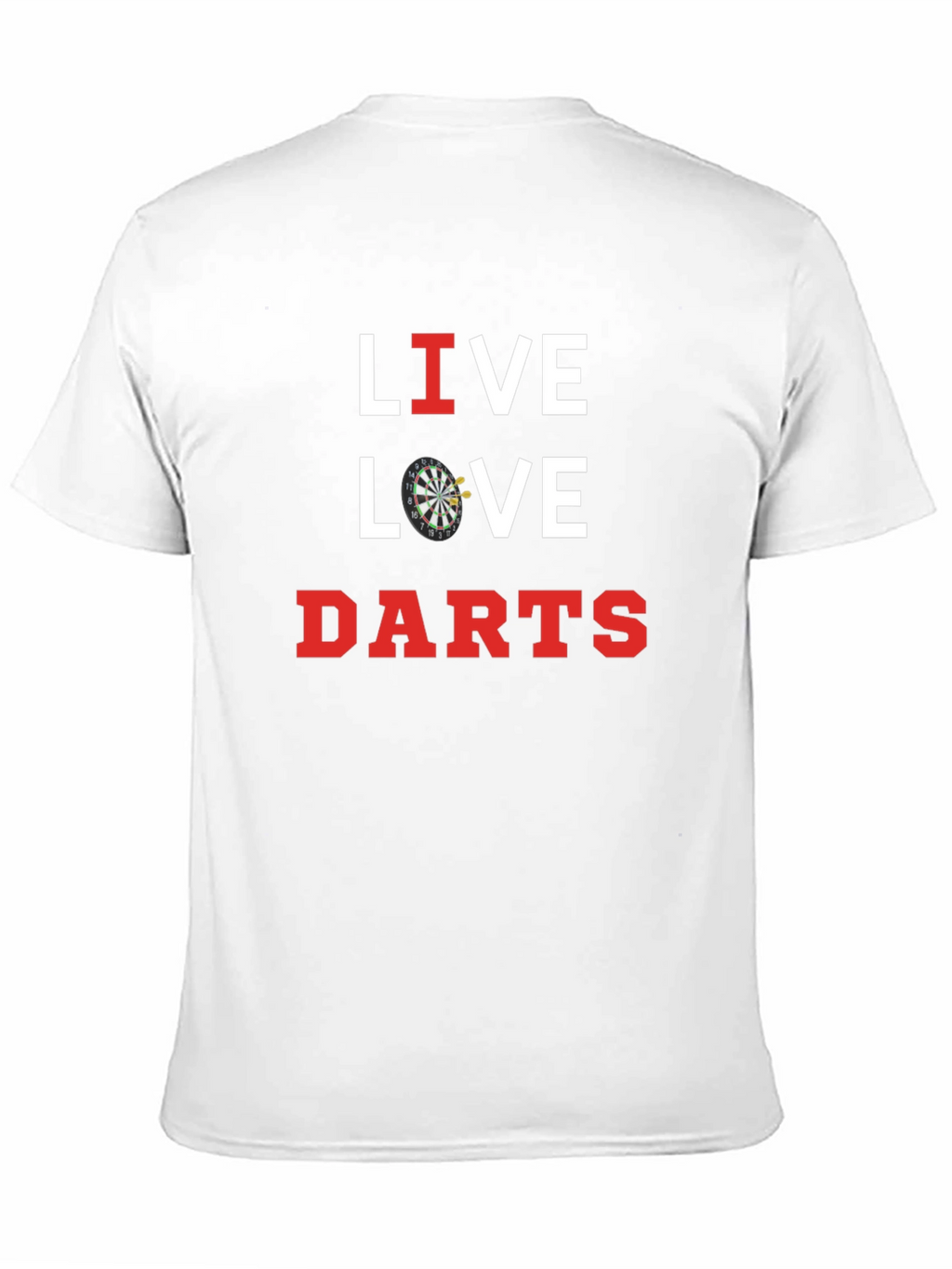Live Love Darts Black T-Shirt