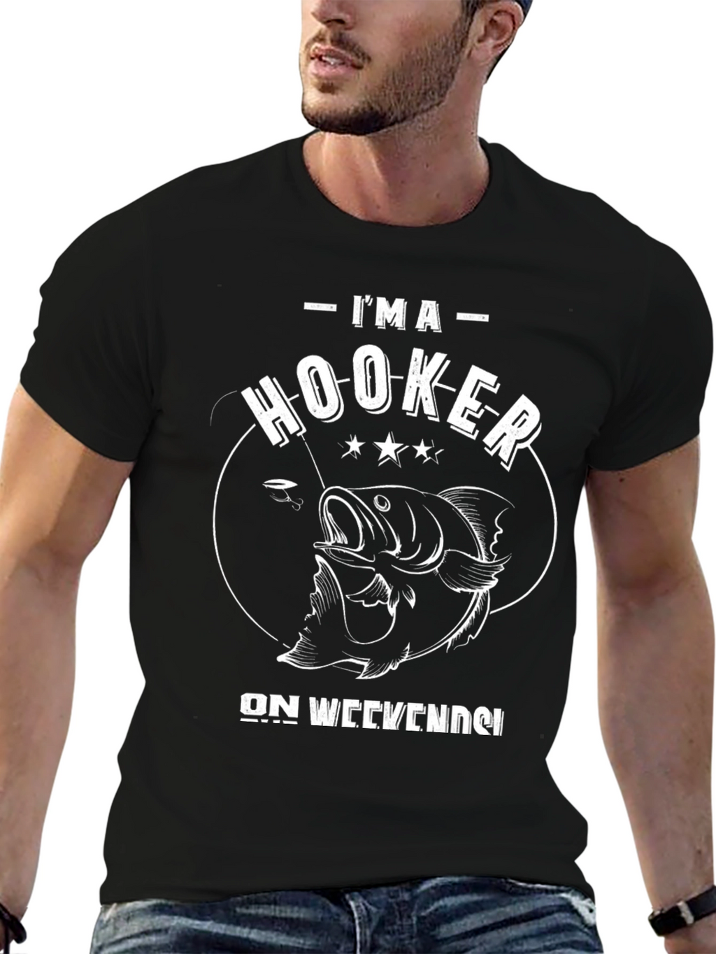 Im A Hooker On Weekends Fishing T-Shirt