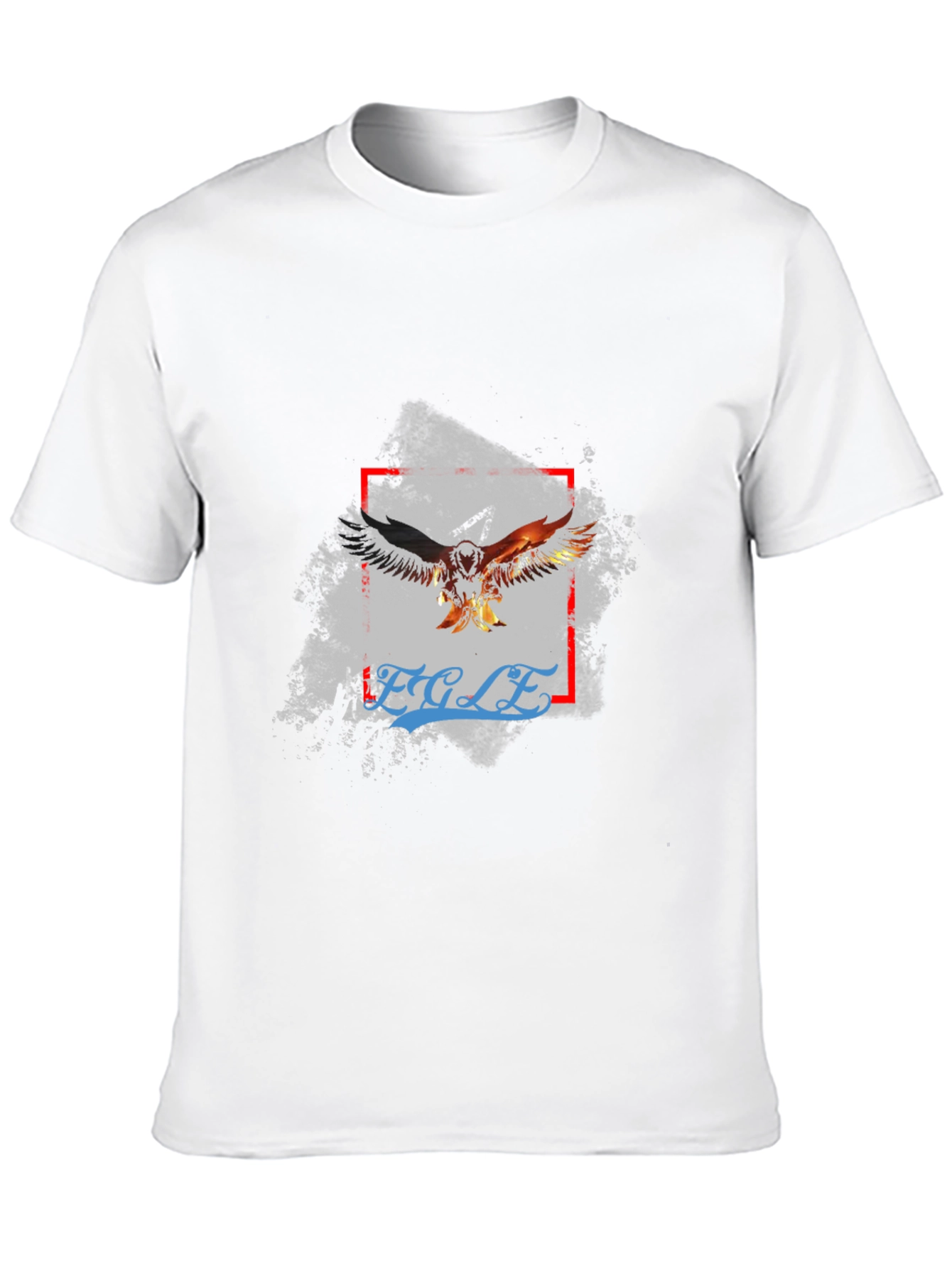 Eagle Graphic Print Black Tee