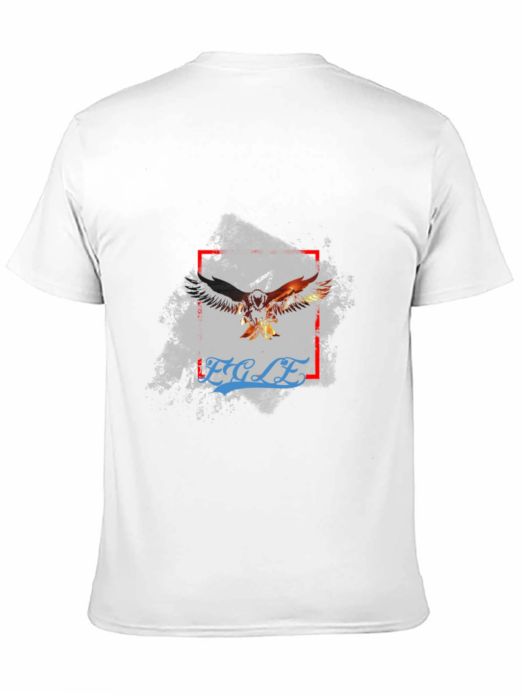 Eagle Graphic Print Black Tee