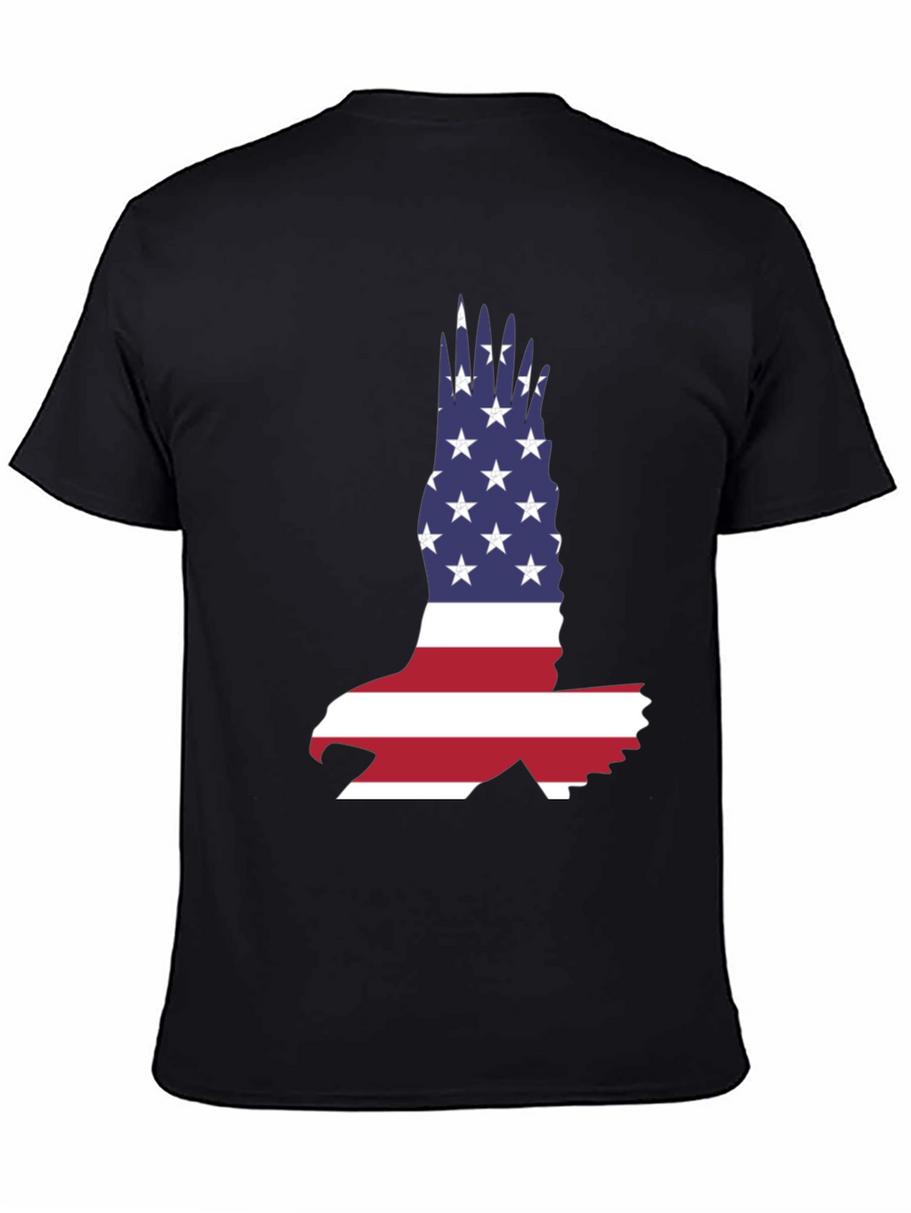 American Flag Eagle Graphic Tee - Patriotic T-Shirt