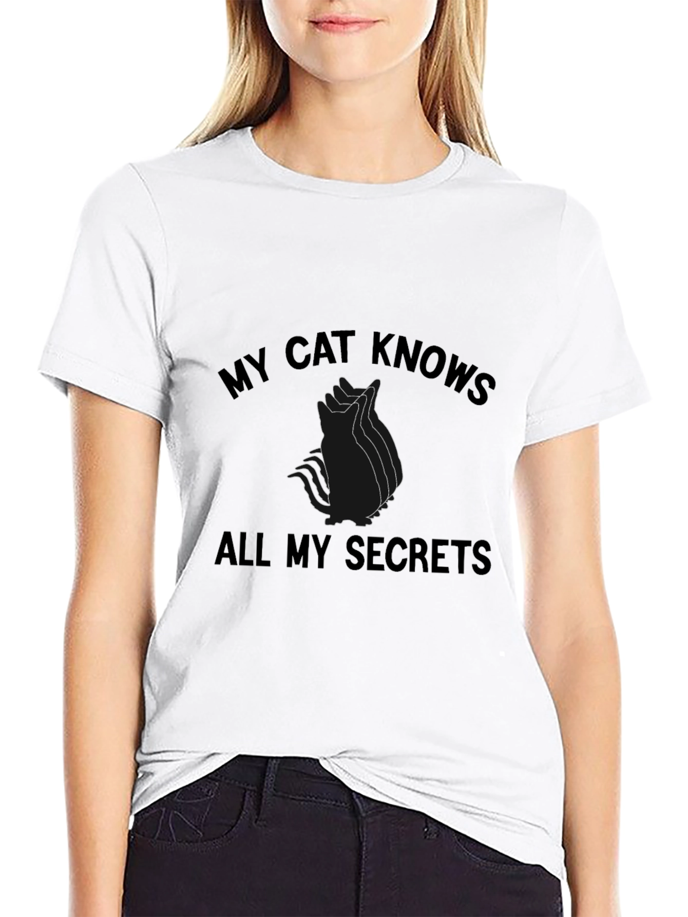 My Cat Knows All My Secrets T-Shirt