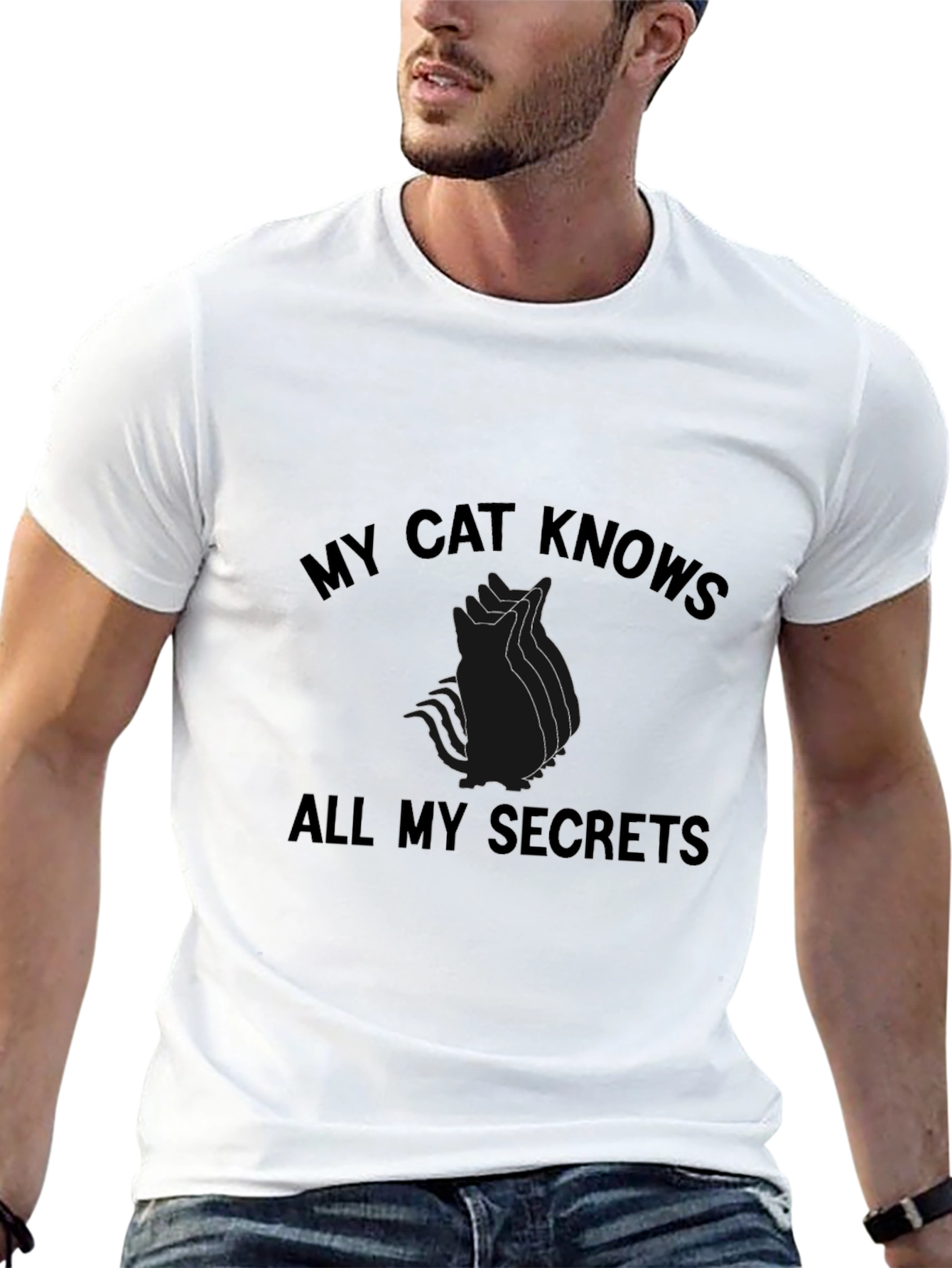 My Cat Knows All My Secrets T-Shirt