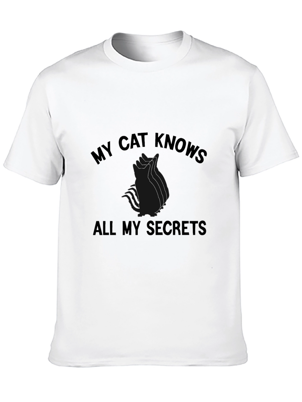 My Cat Knows All My Secrets T-Shirt