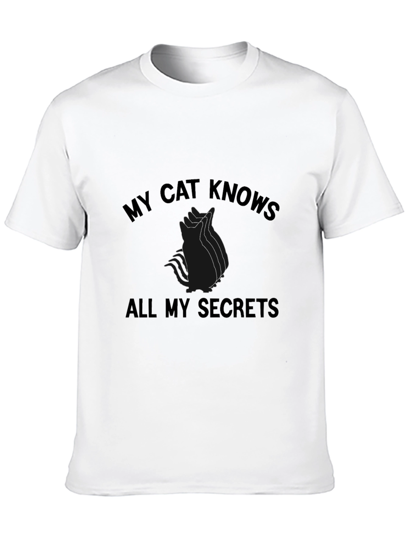 My Cat Knows All My Secrets T-Shirt