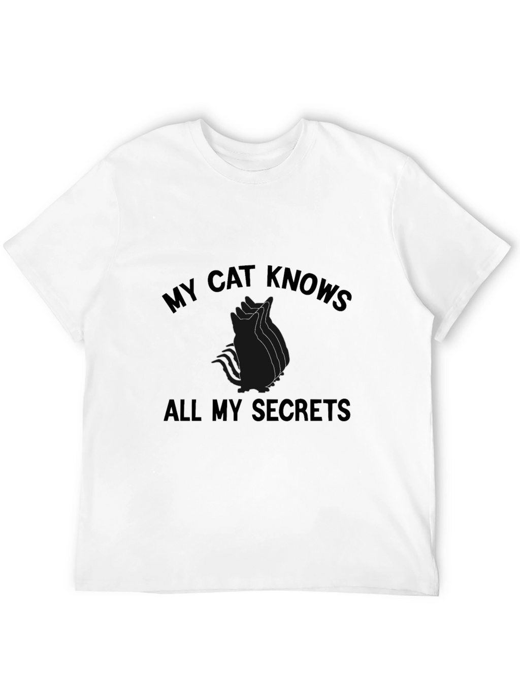 My Cat Knows All My Secrets T-Shirt