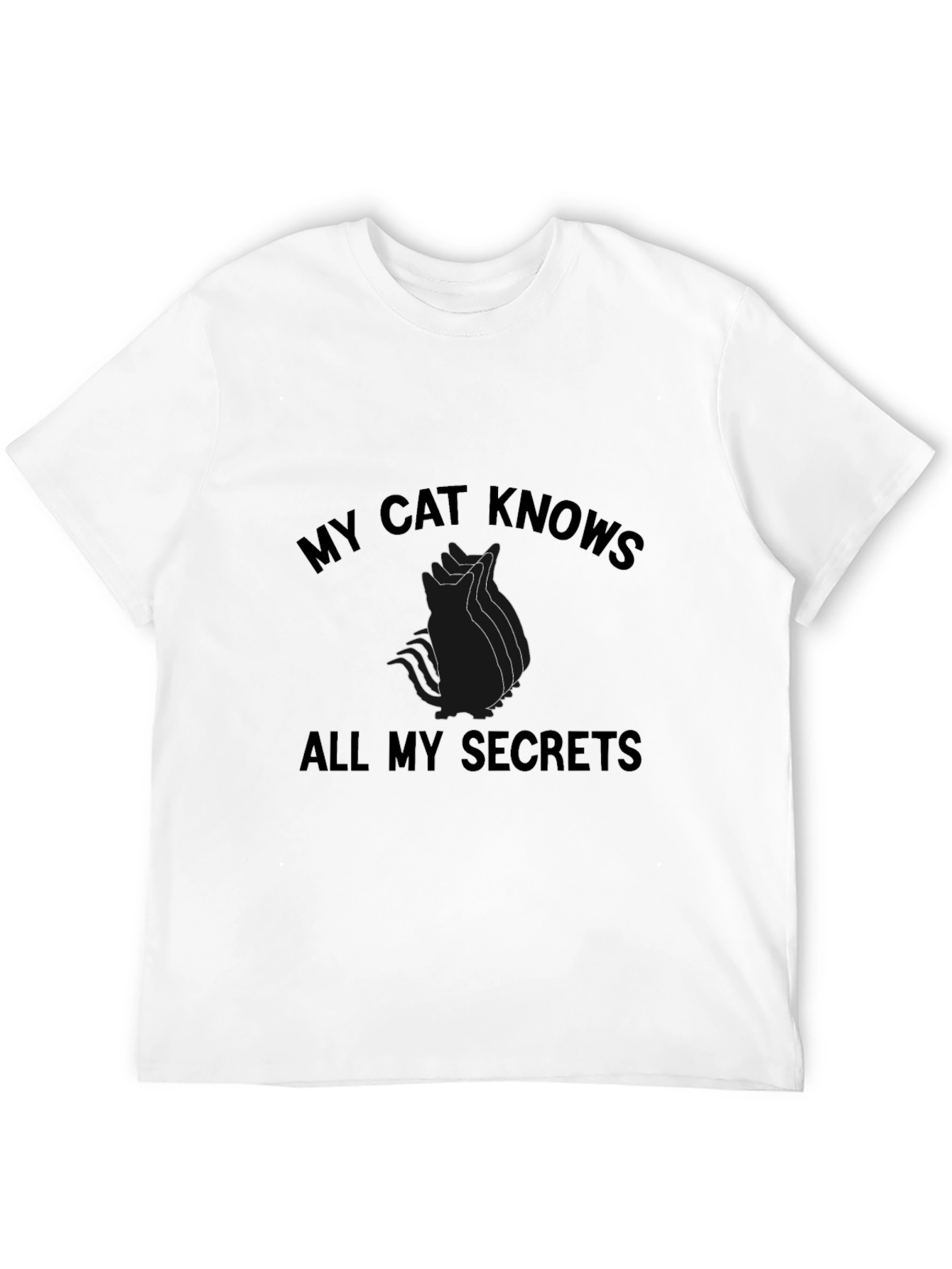 My Cat Knows All My Secrets T-Shirt