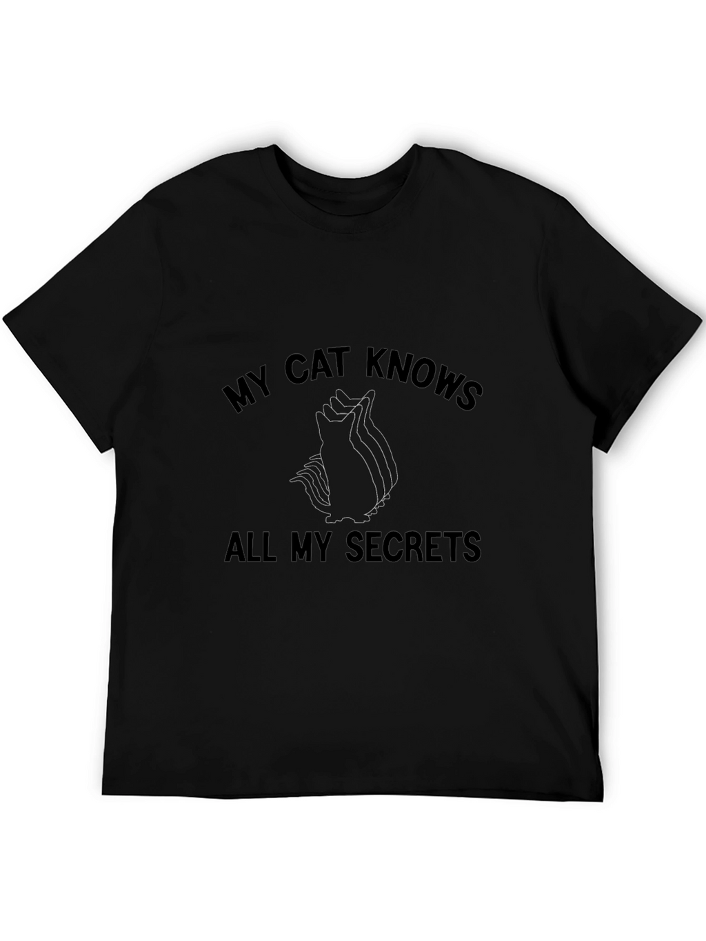 My Cat Knows All My Secrets T-Shirt