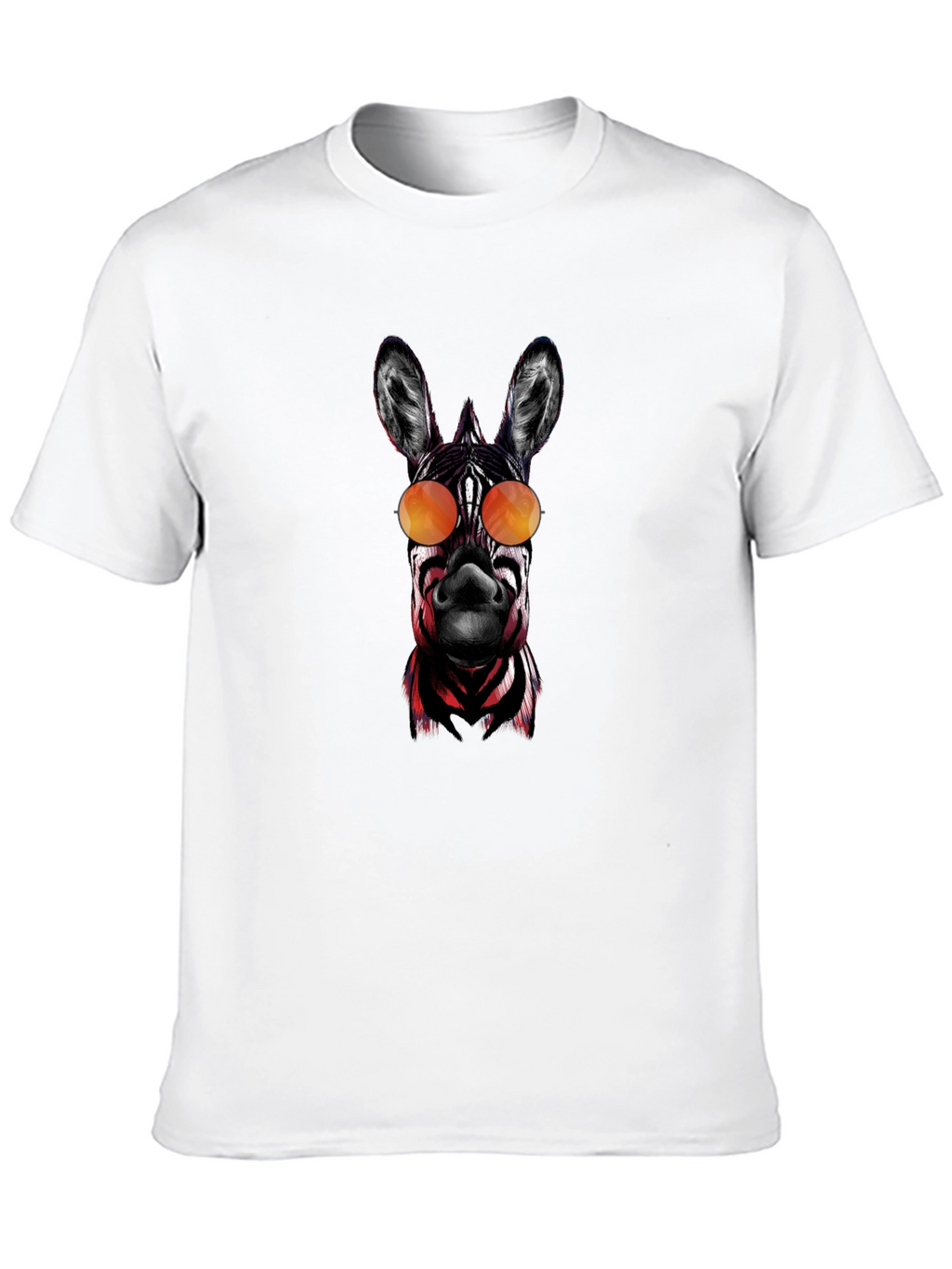 Zebra Sunglasses Graphic Tee - Cool Casual Style