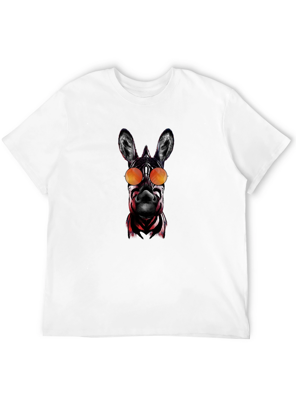 Zebra Sunglasses Graphic Tee - Cool Casual Style