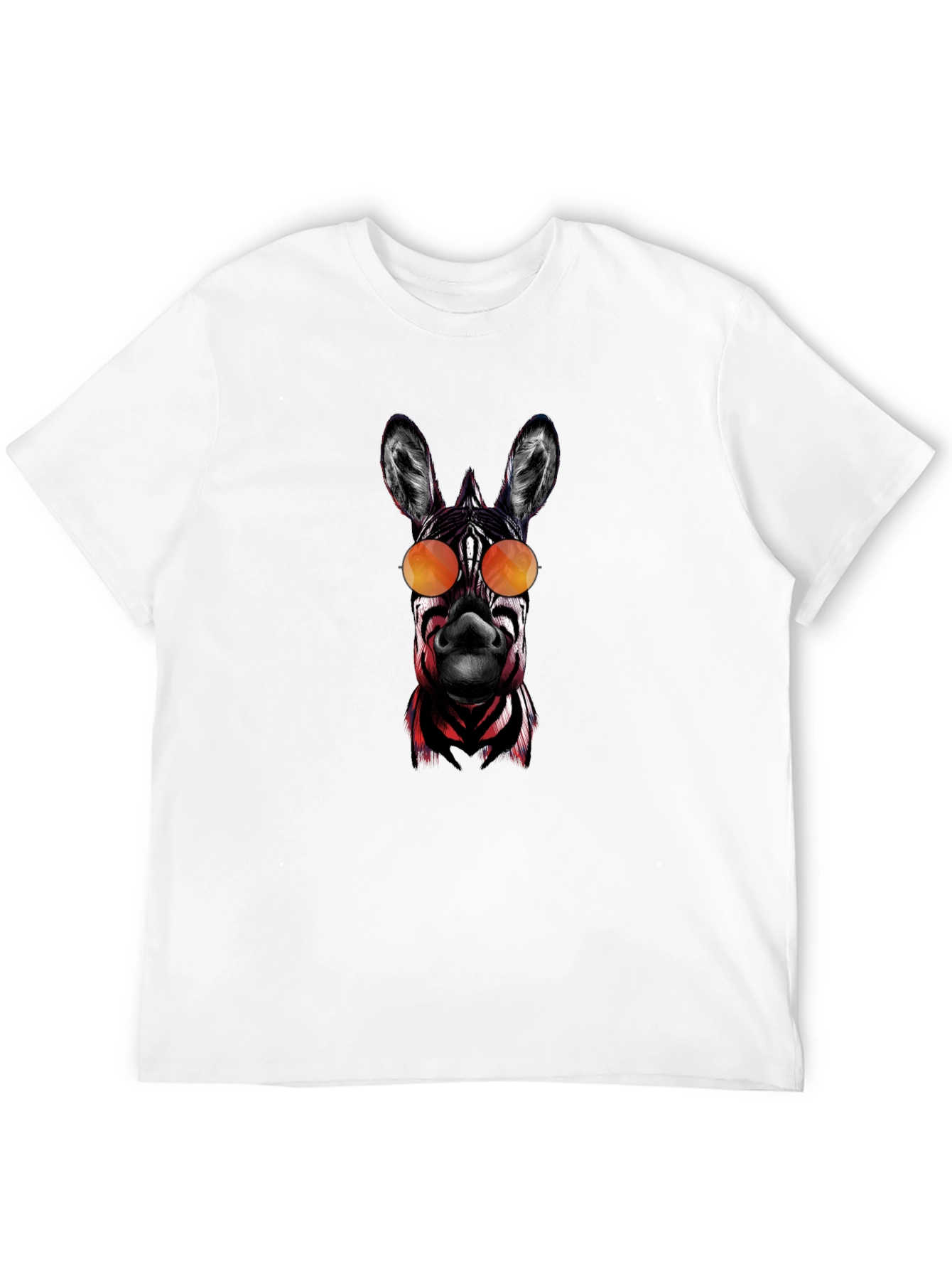 Zebra Sunglasses Graphic Tee - Cool Casual Style