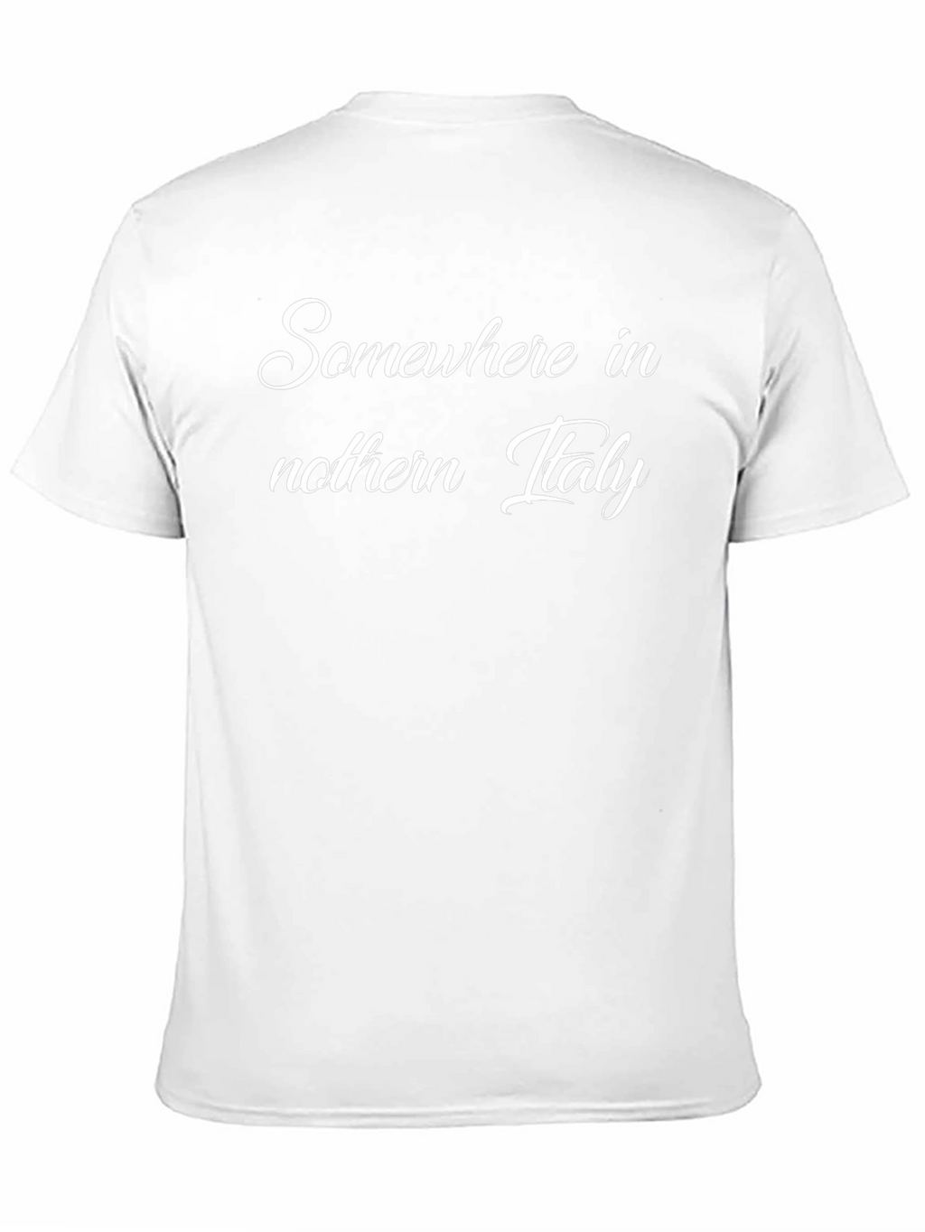 Somewhere in Northern Italy Black T-Shirt