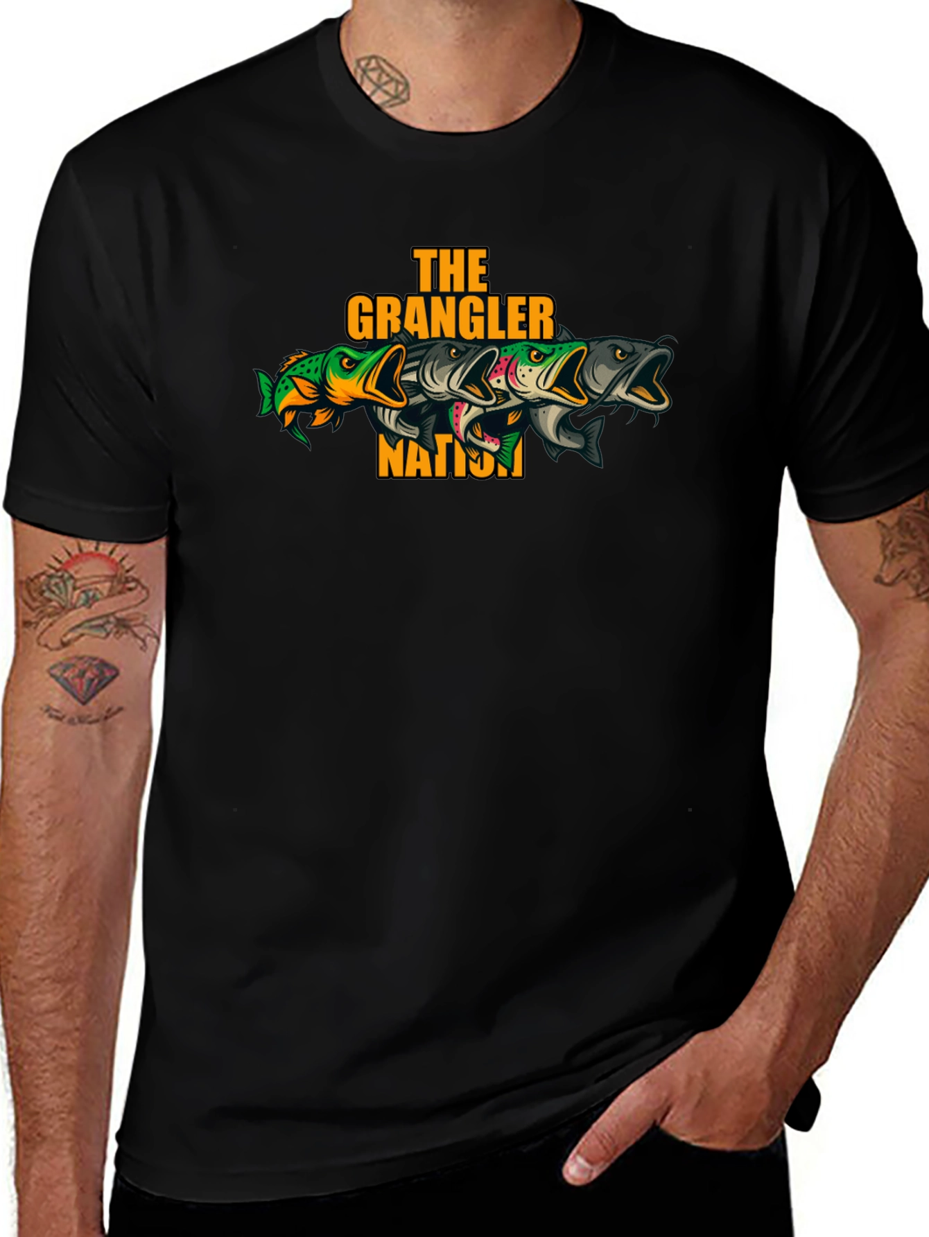 The Grangler Nation Fish T-Shirt